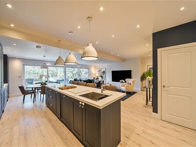Reception Room/Open Plan Kitchen/Diner: